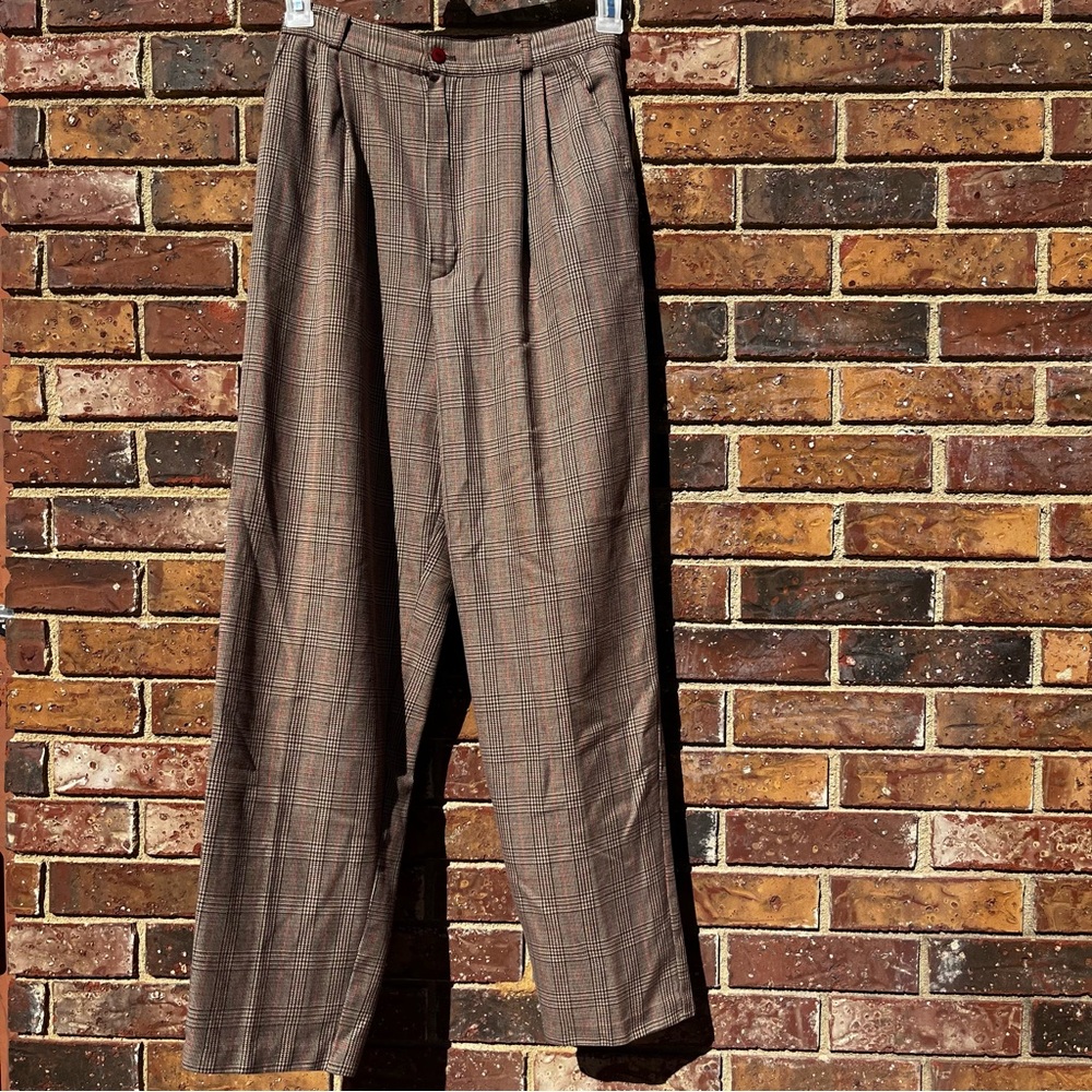 VINTAGE Plaid Slacks